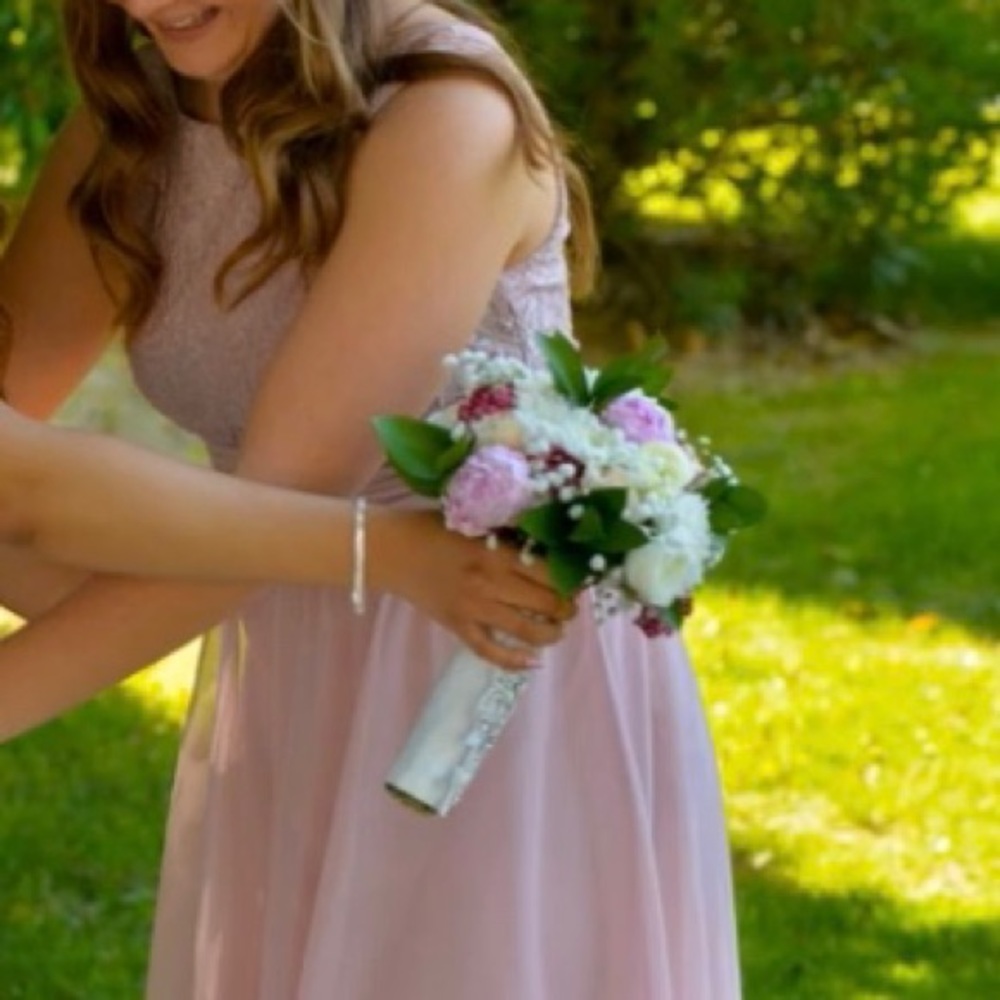 Blush Pink Bridesmaid Dress